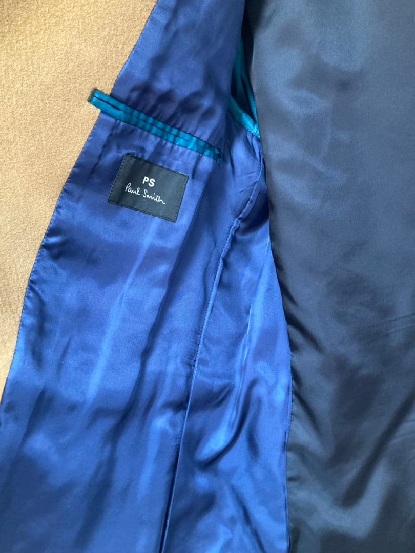 【美品】Paul Smith ピーコート キャメル