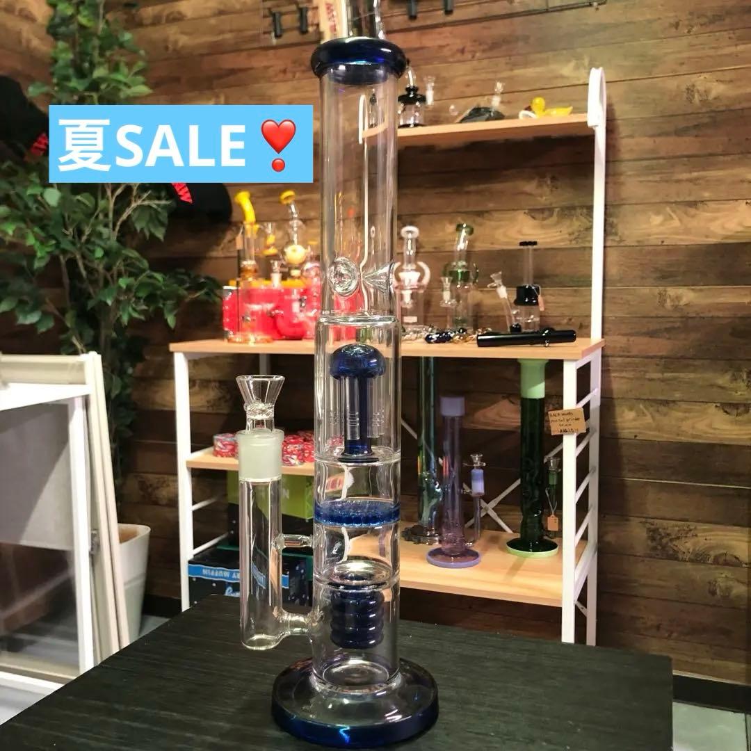 ☆夏休みSALE❗️☆ 超高性能 アイス ガラスボング 高さ約38cm 水パイプ
