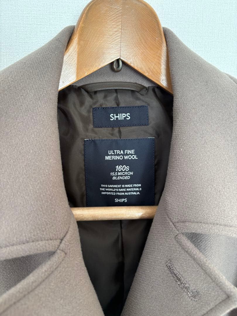 ships メンズコート　メリノウール160 サイズM