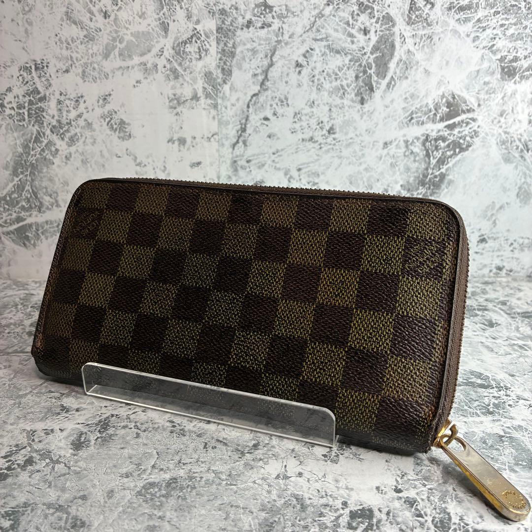 ✨LOUIS VUITTON✨　ルイヴィトン　長財布　ラウンドファスナー　ダミエ