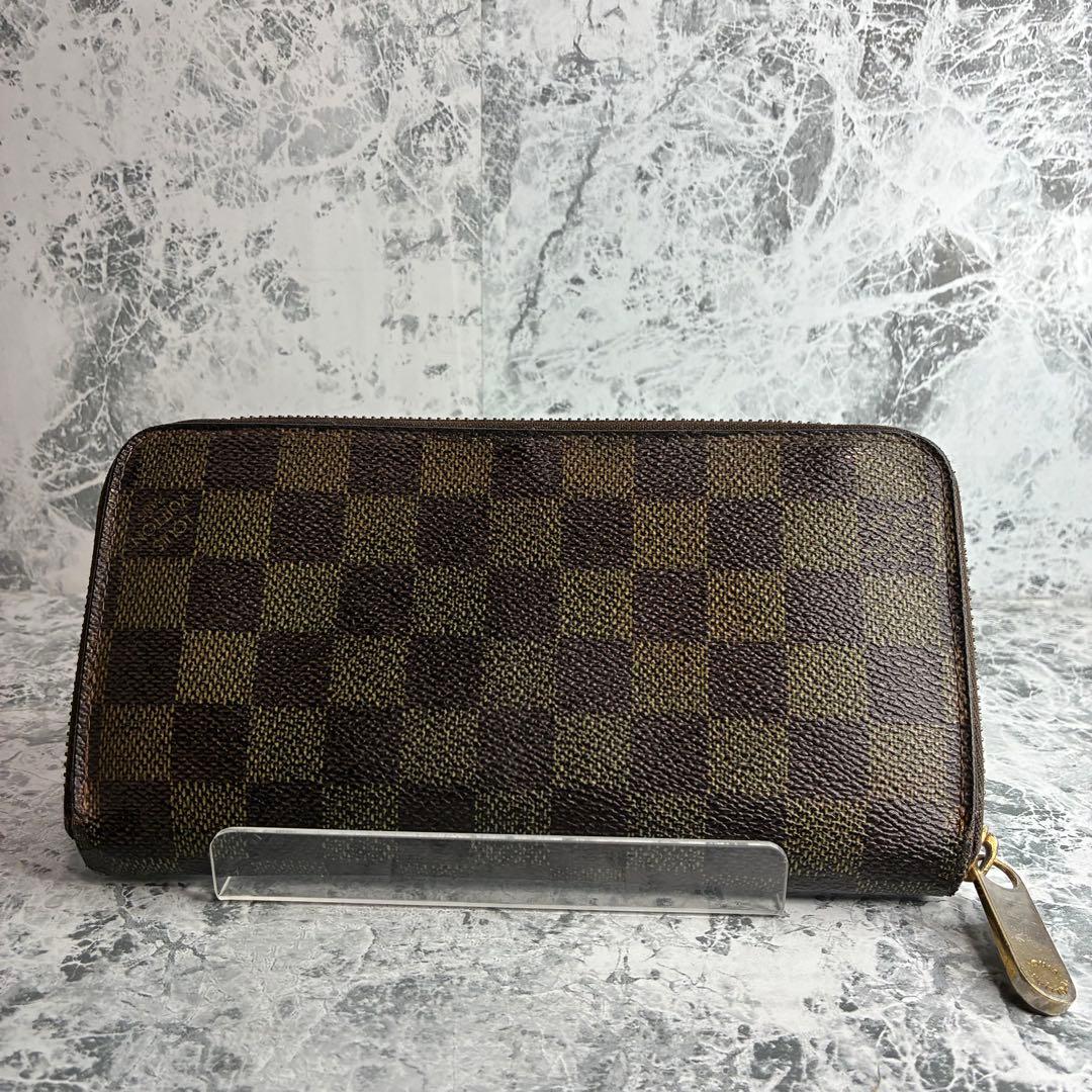 ✨LOUIS VUITTON✨　ルイヴィトン　長財布　ラウンドファスナー　ダミエ