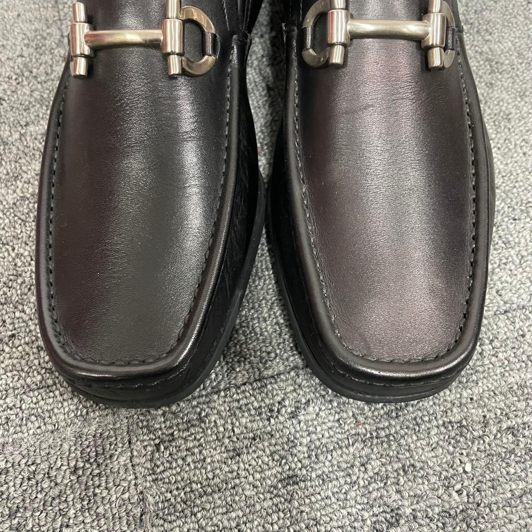 美品 サルヴァトーレフェラガモ ホースビットローファー 25cm