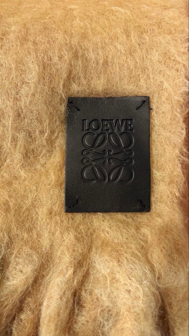 LOEWE ロエベ　モヘア　ウール　アナグラム　マフラー