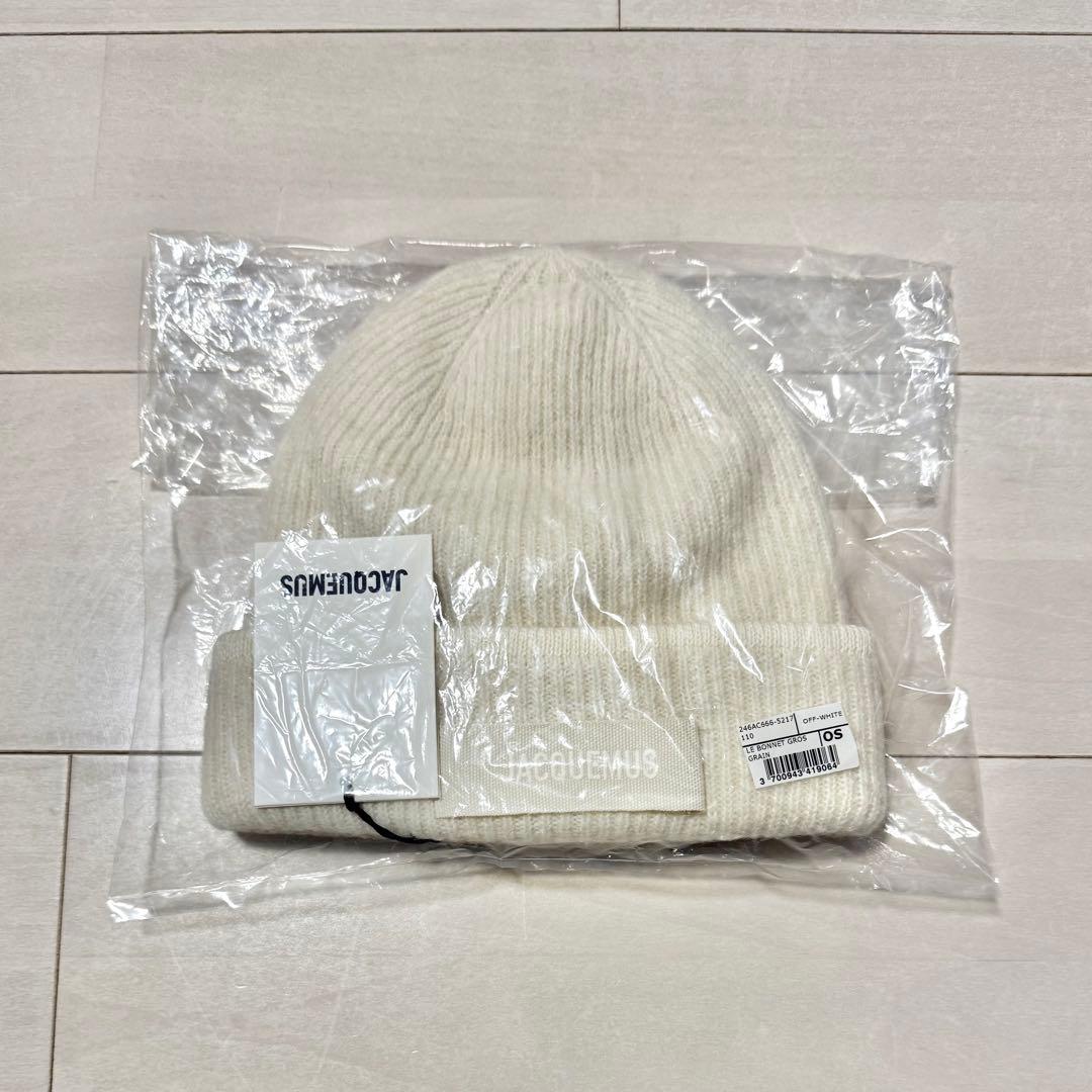 Jacquemus ジャックムス Gros Grain ビーニー オフホワイト