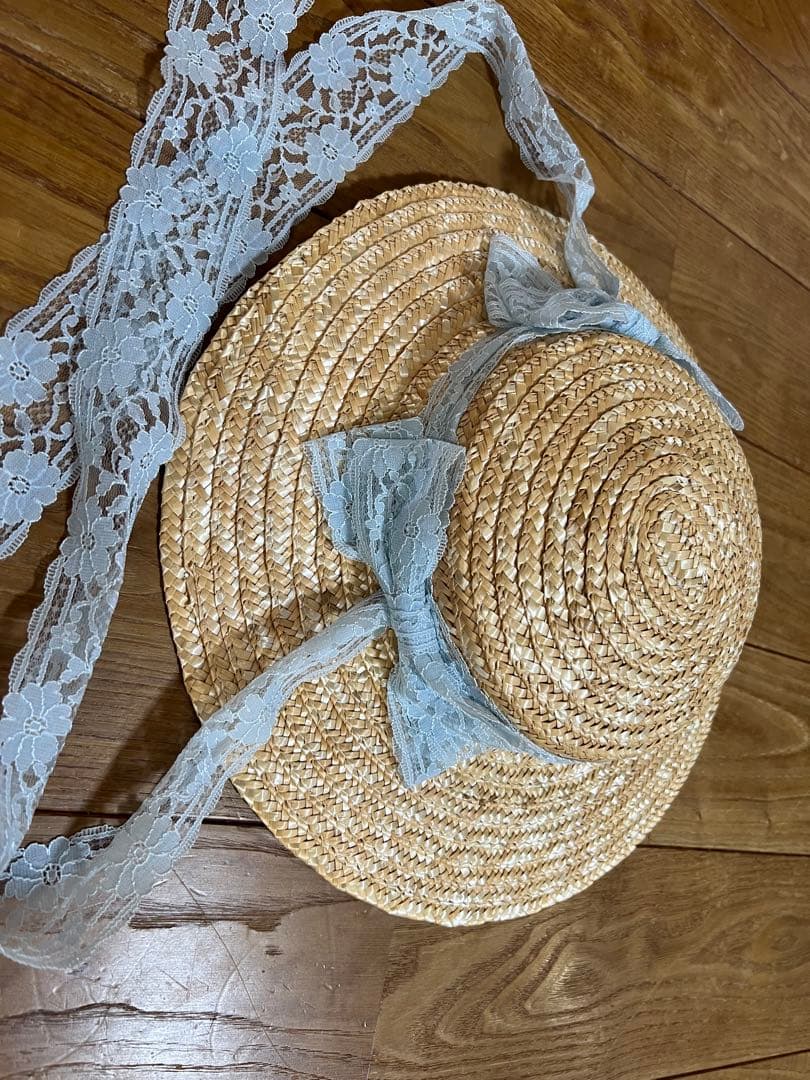 【最終価格】シュエット ハンドメイド 麦わら クラシカルロリータ