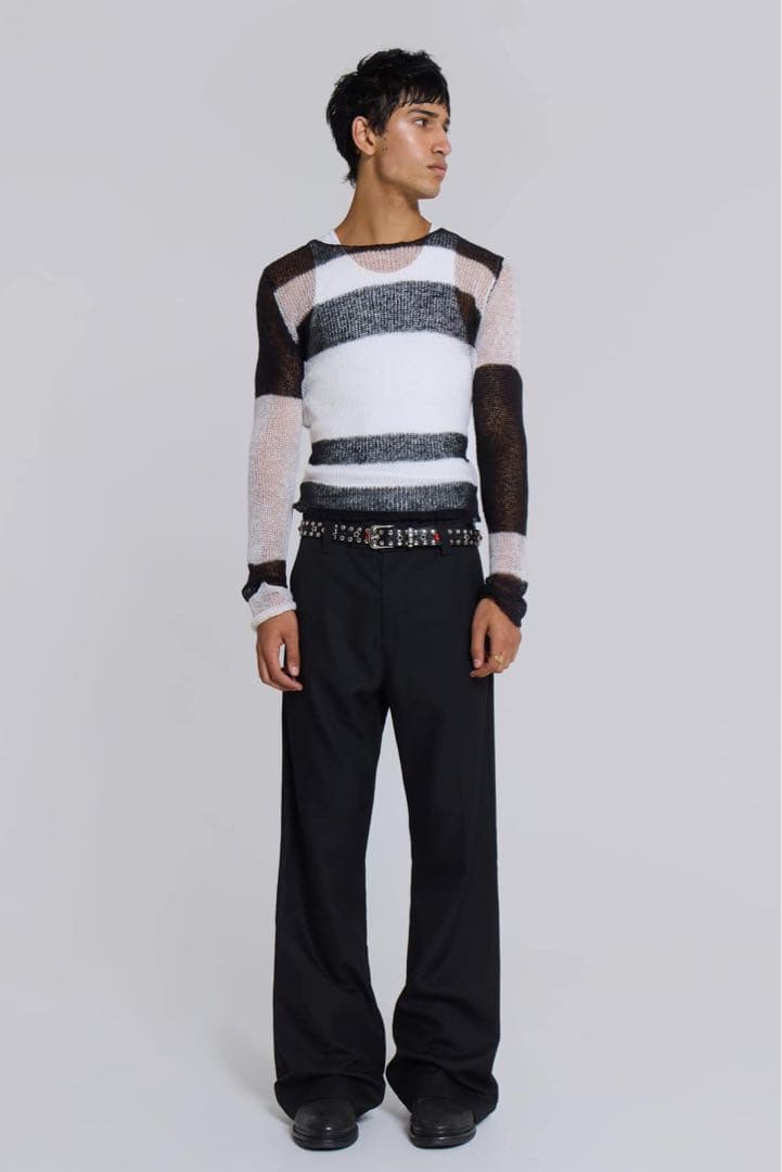 jadedlondon slacks flared black スラックス　黒