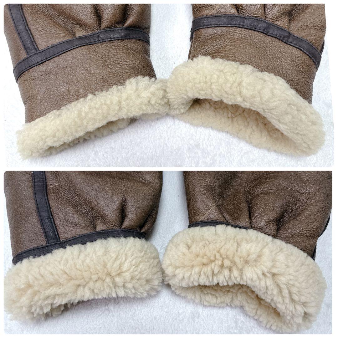 極稀少✨ 90s　B-3 リアルムートン シープスキン フライトジャケット 短丈