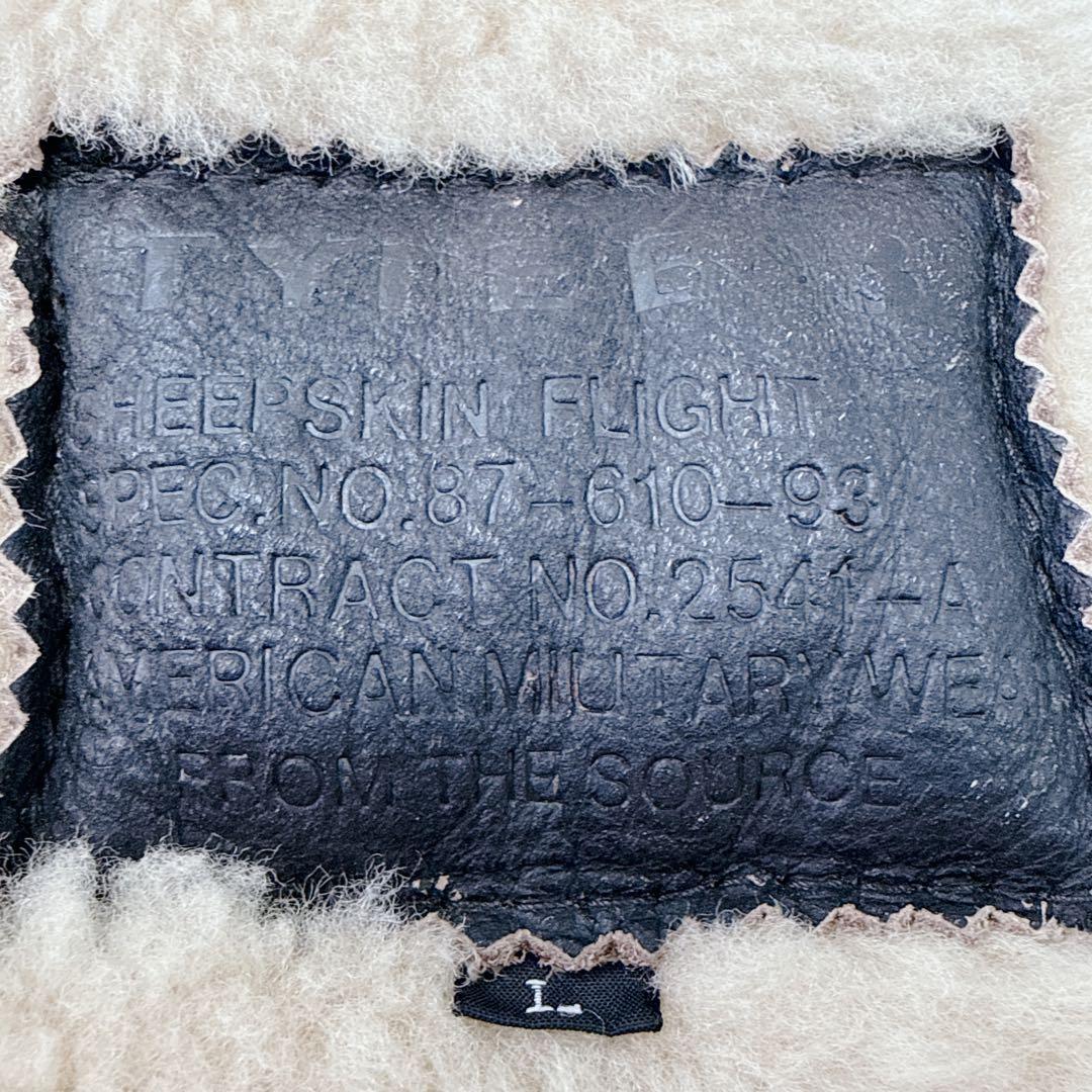 極稀少✨ 90s　B-3 リアルムートン シープスキン フライトジャケット 短丈