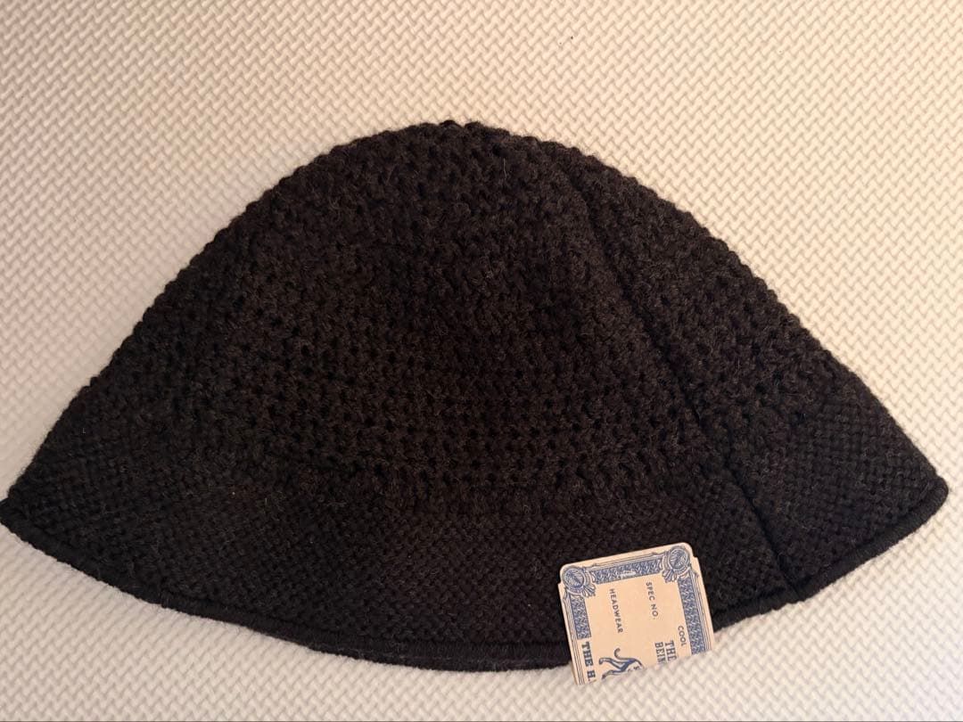 帽子 THE H.W.DOG WOOL KNIT HAT BLACK D-00817