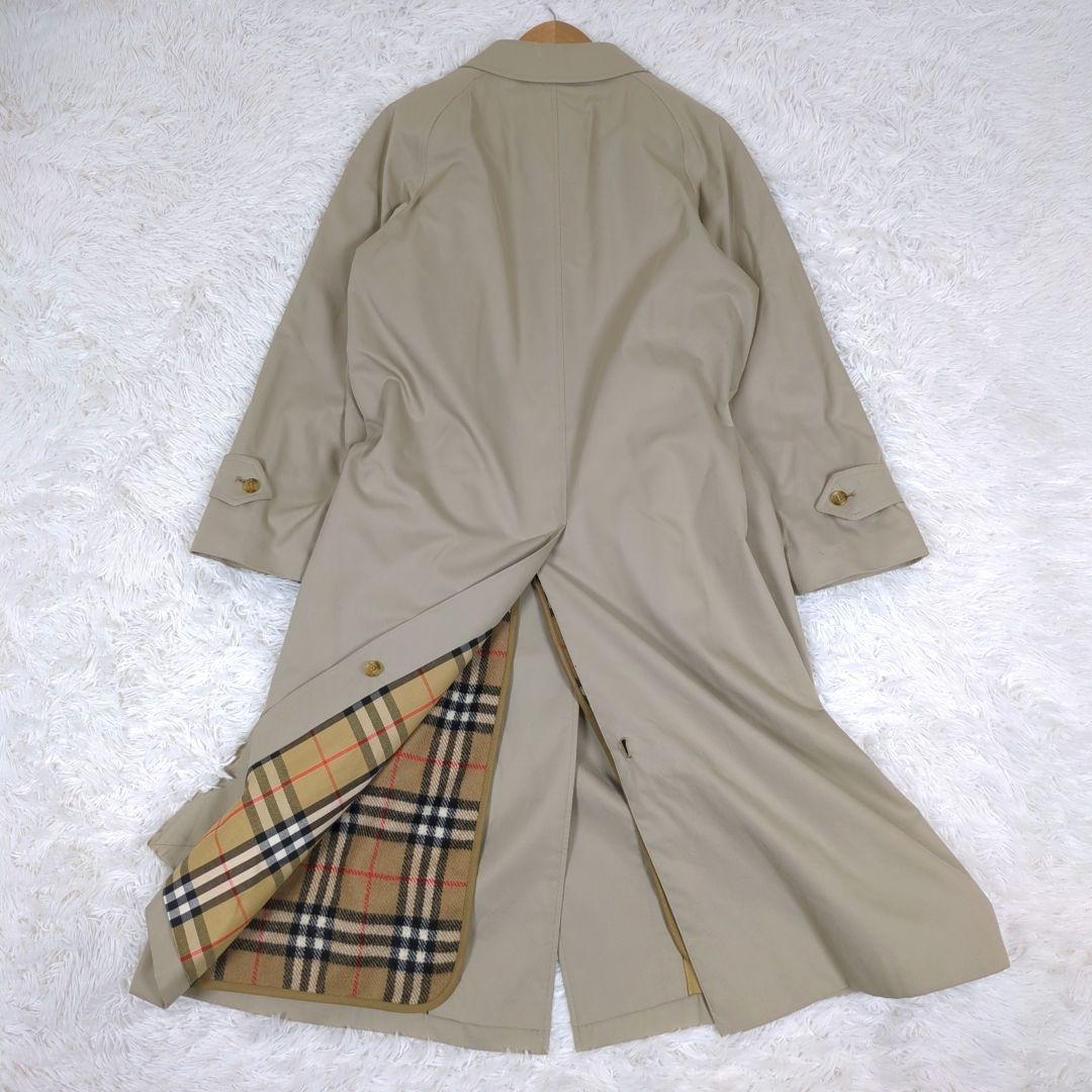 【特大 2XL相当】バーバリー　2way　マキシ丈　ライナー　バルマカーンコート