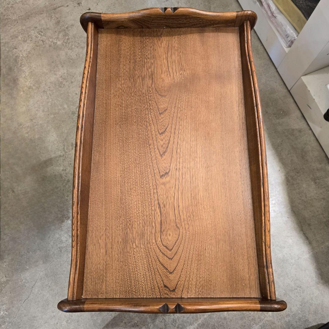 i+【美品】 karimoku カリモク 木製 ワゴン サイドテーブル 国産家具