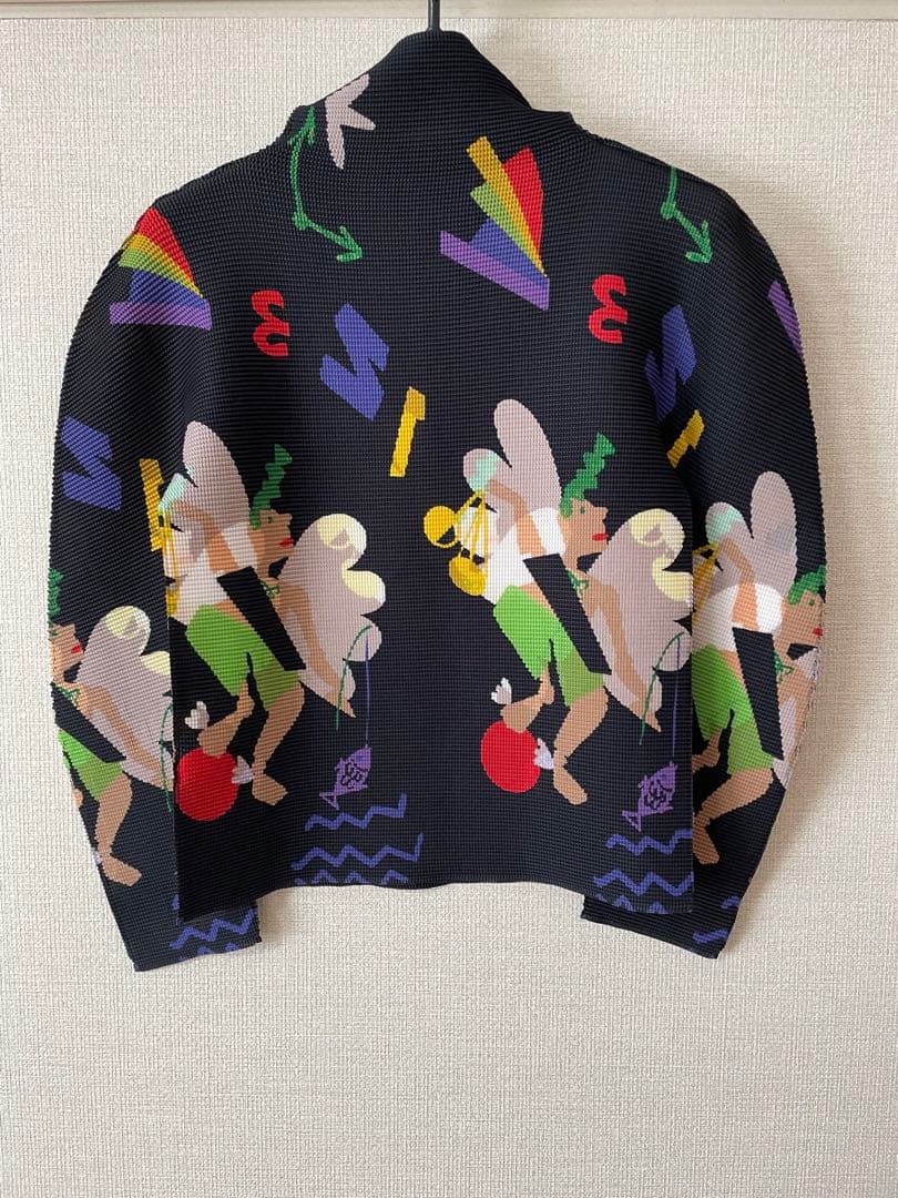 me ISSEY MIYAKE カラフル長袖トップス