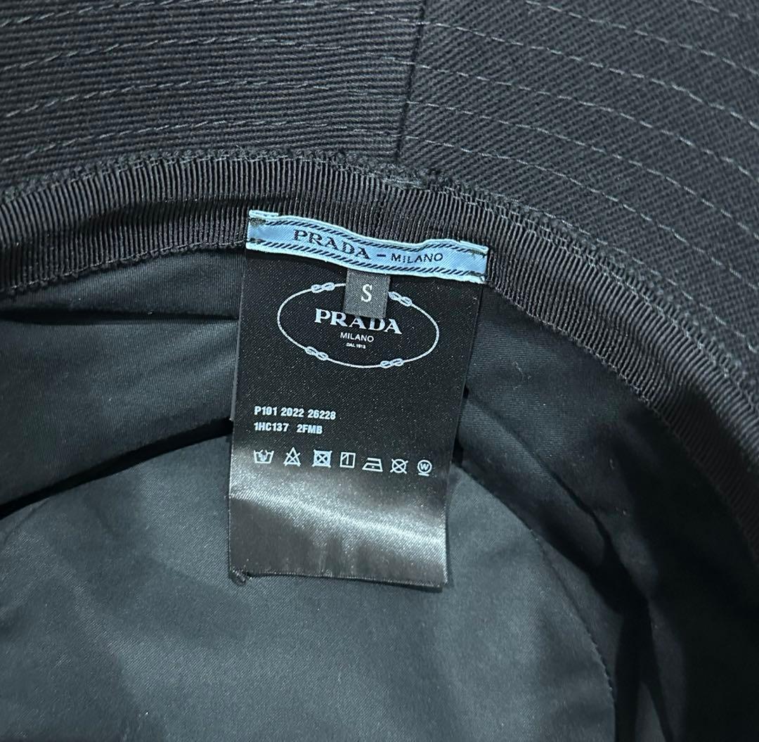 PRADAドリル バケットハット