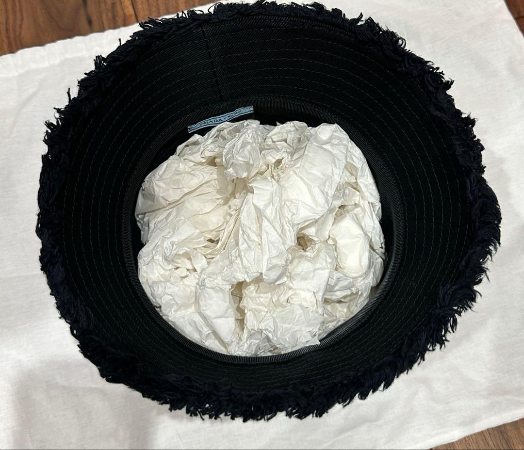 PRADAドリル バケットハット