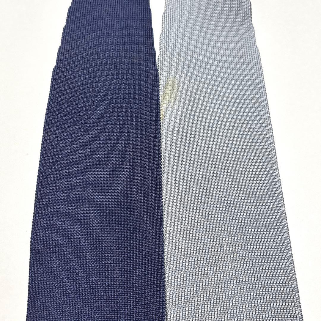 エルメス ネクタイ ニットタイ シルク Hロゴ 4way 無地 ソリッド