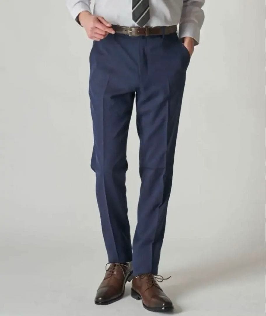 TETE HOMME 家庭洗濯可能なスタイリッシュスーツ　ネイビー