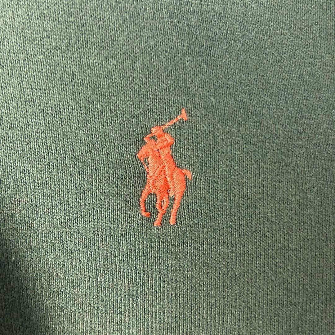 ラルフローレン 刺繍ロゴ 長袖 ラガーシャツ カーキ M 5079