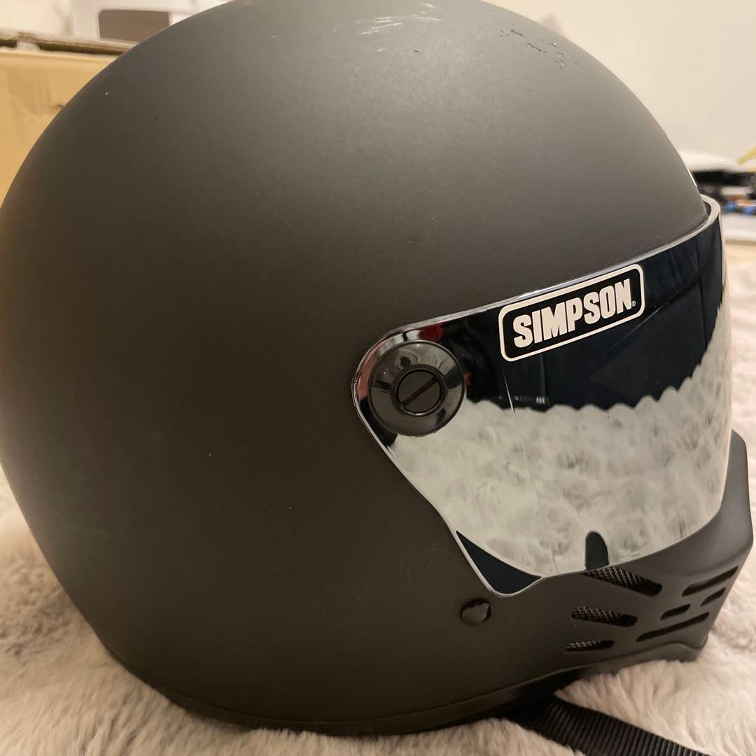 SIMSON フルフェイスヘルメット マットブラック