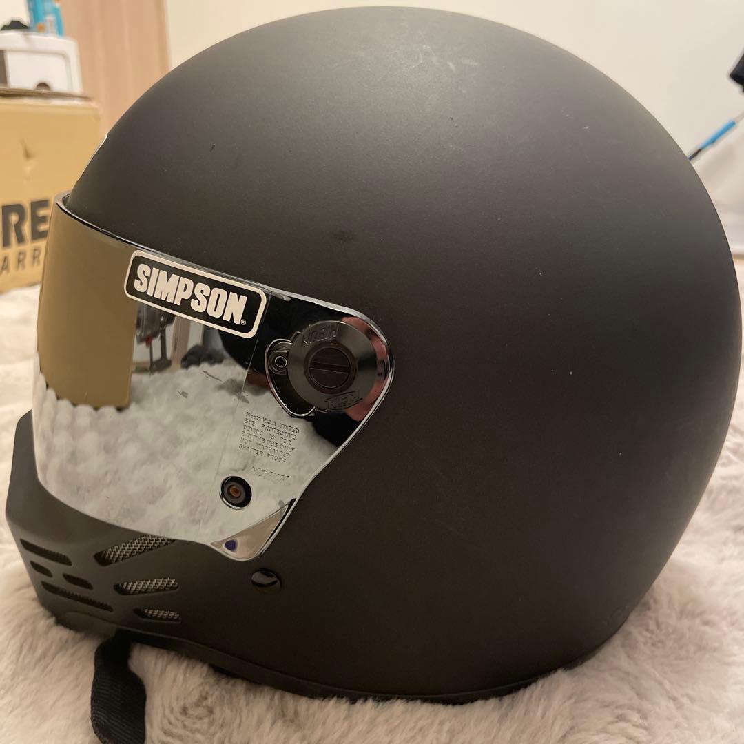 SIMSON フルフェイスヘルメット マットブラック