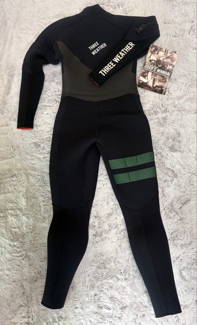 THREE WEATHER ウェットフルスーツ ブラック　キッズ　ジュニア