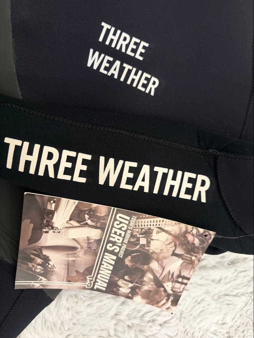 THREE WEATHER ウェットフルスーツ ブラック　キッズ　ジュニア