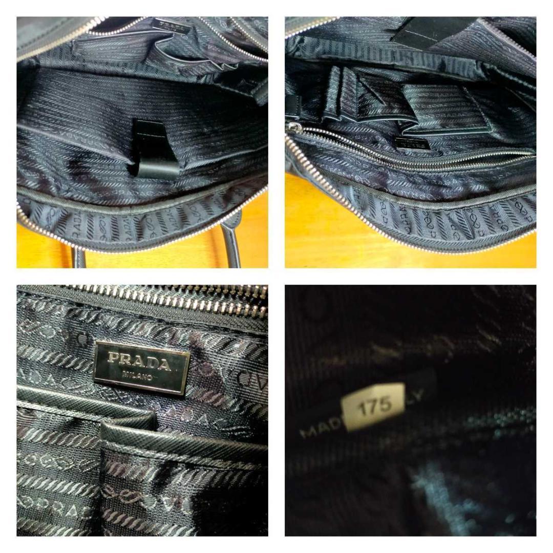 プラダ　PRADA　ビジネスバッグ　ブリーフケース　ブラック　黒　中古