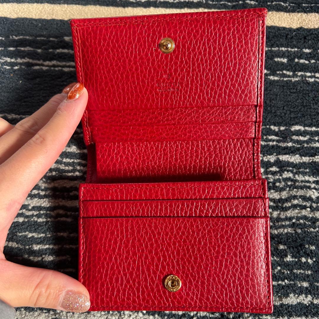GUCCI グッチ　ミニウォレット　二つ折り　コンパクト　コンパクト財布
