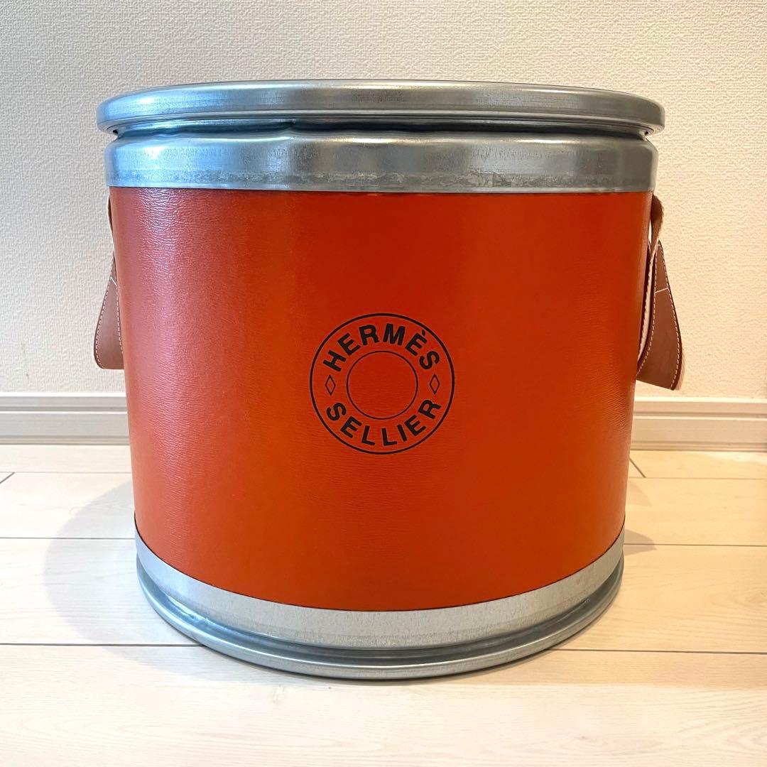 エルメス　サドルボックス　馬具缶　未使用品　HERMES