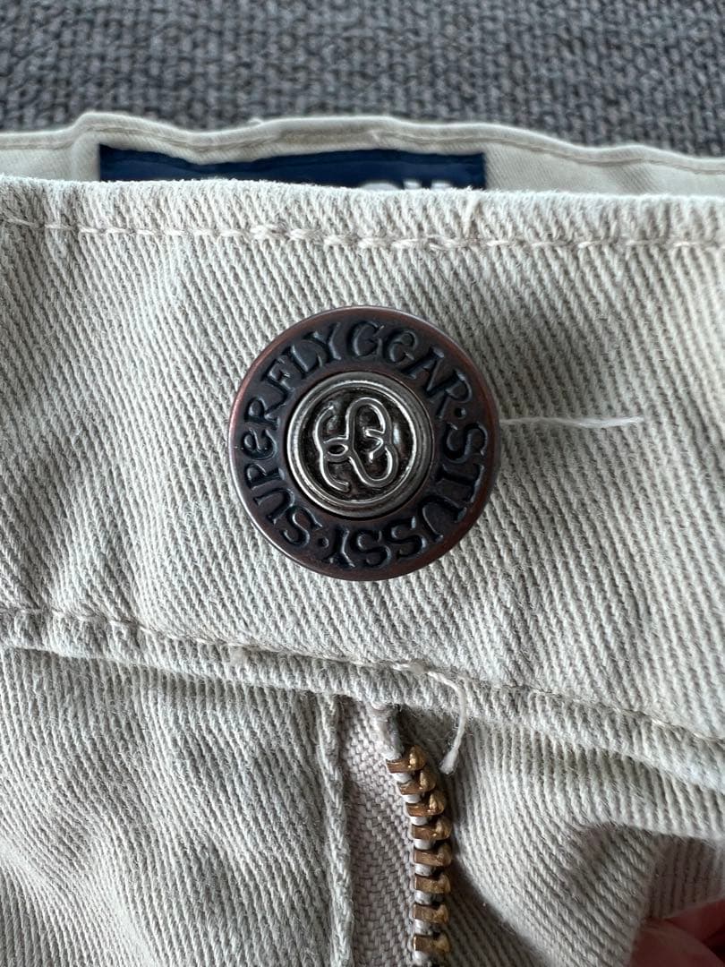 希少 95年 OLD STUSSY CARGO SHORTS 34インチ Ｌ