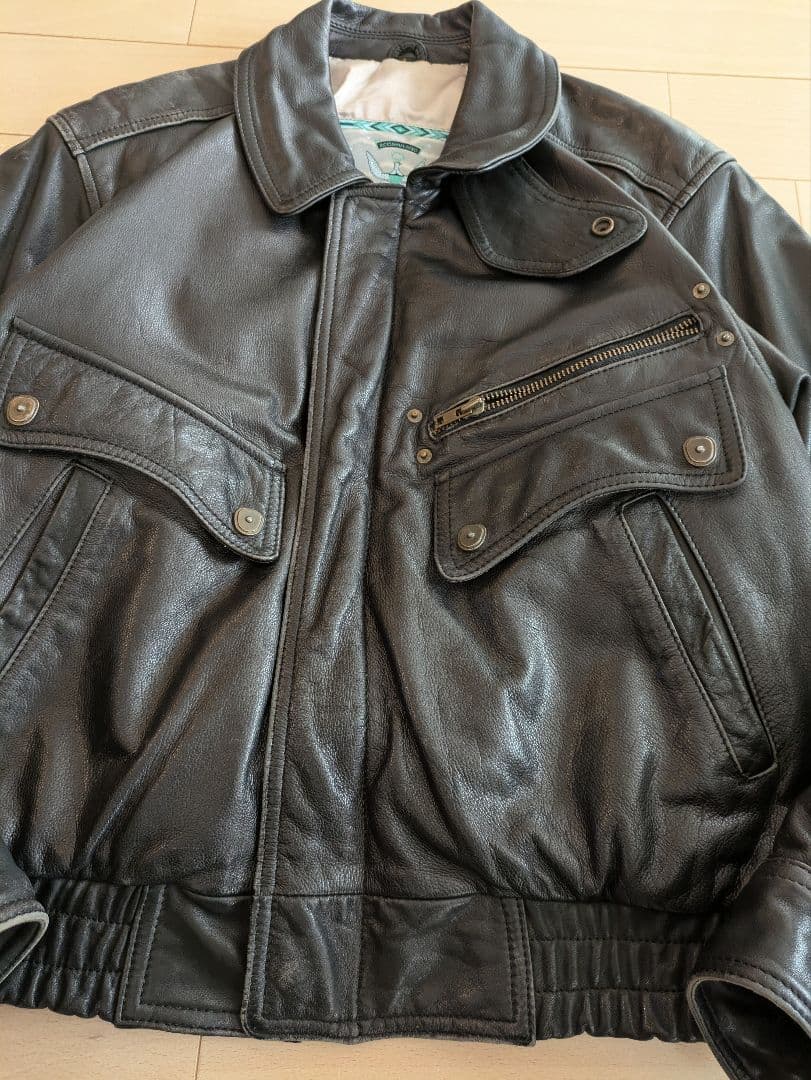 90s ヴィンテージ　YAMAHA ライダースジャケット