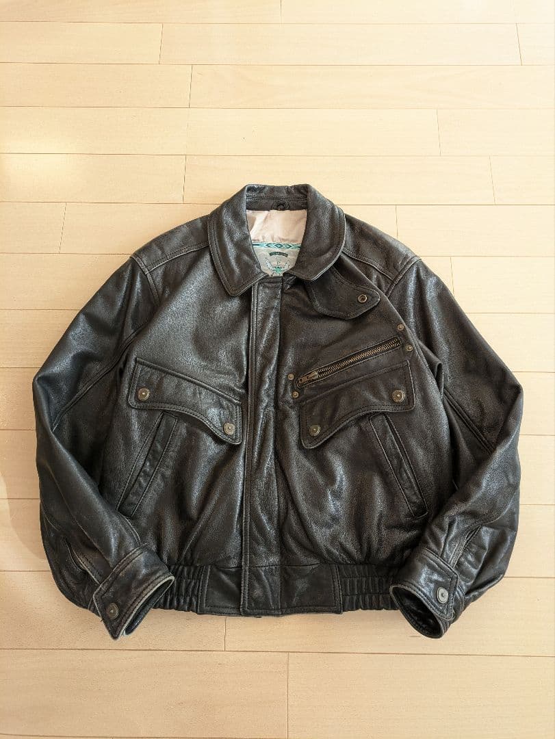 90s ヴィンテージ　YAMAHA ライダースジャケット