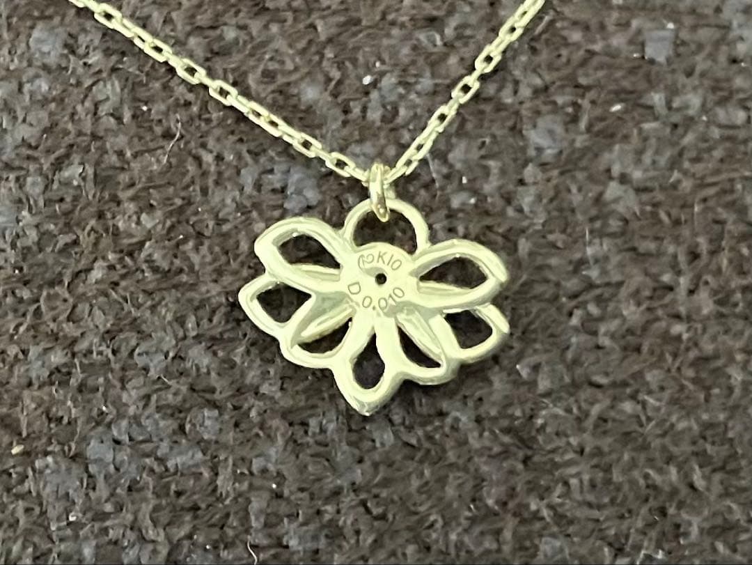 お*ん様 碌山　K10 ネックレス　刻印あり