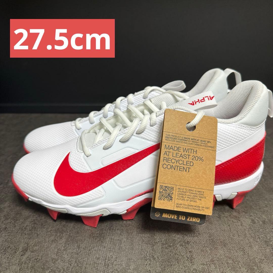 NIKE alpha manace shark レッド 赤 アメフト スパイク