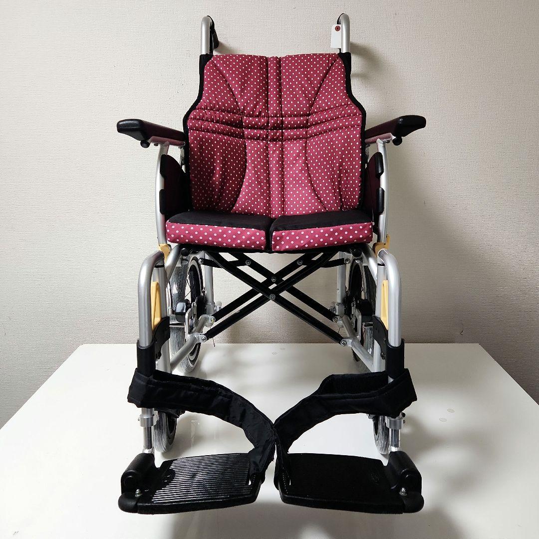 日進医療器　介助用　多機能　超軽量　ノーパンクタイヤ　車椅子　NAH-U2W