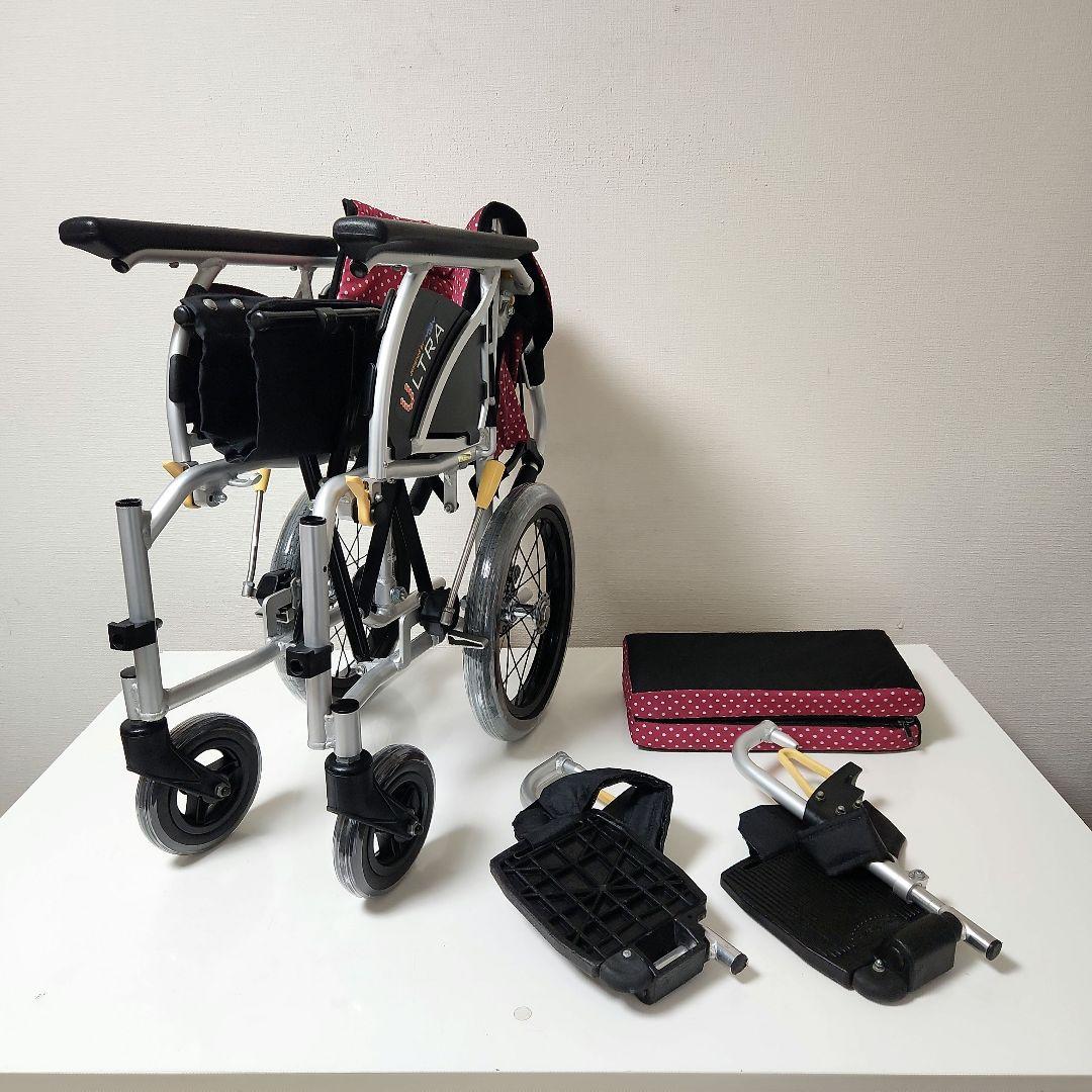 日進医療器　介助用　多機能　超軽量　ノーパンクタイヤ　車椅子　NAH-U2W