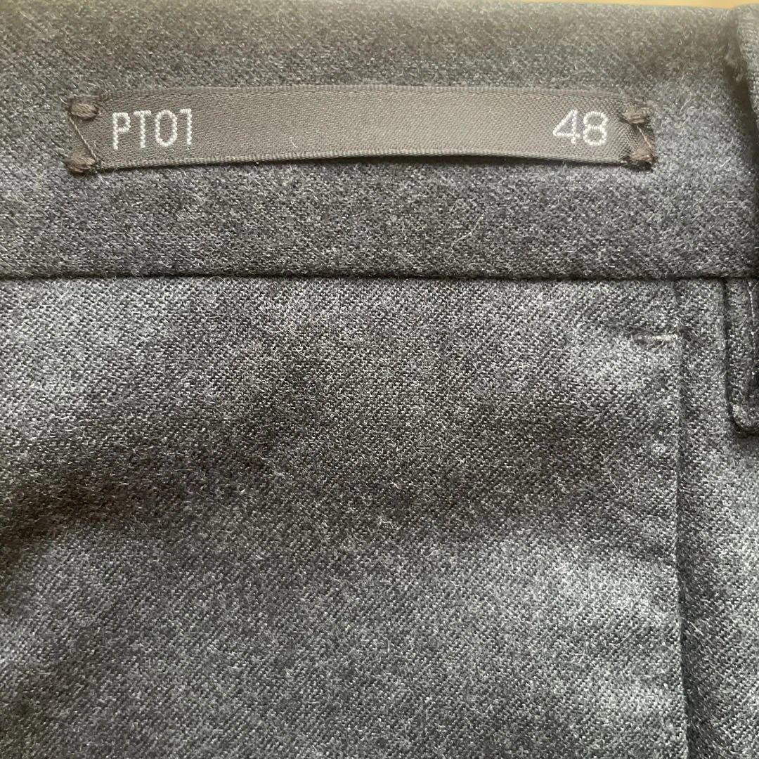 極美品　PT01 ダークグレースラックス 48