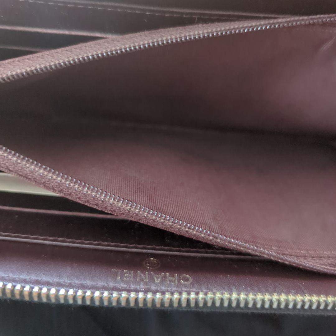 シャネル　CHANEL　ラウンドファスナー　長財布