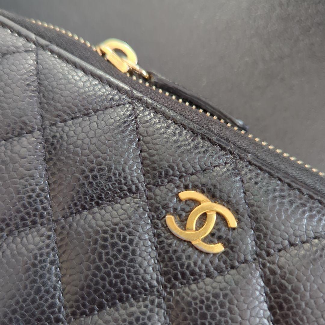 シャネル　CHANEL　ラウンドファスナー　長財布