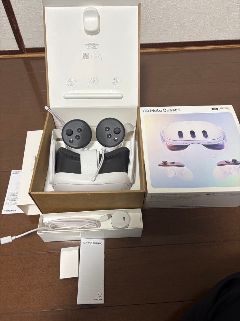 【ぼぼ新品(3回ほど使用)】Quest 3 512GB/VRヘッドセット