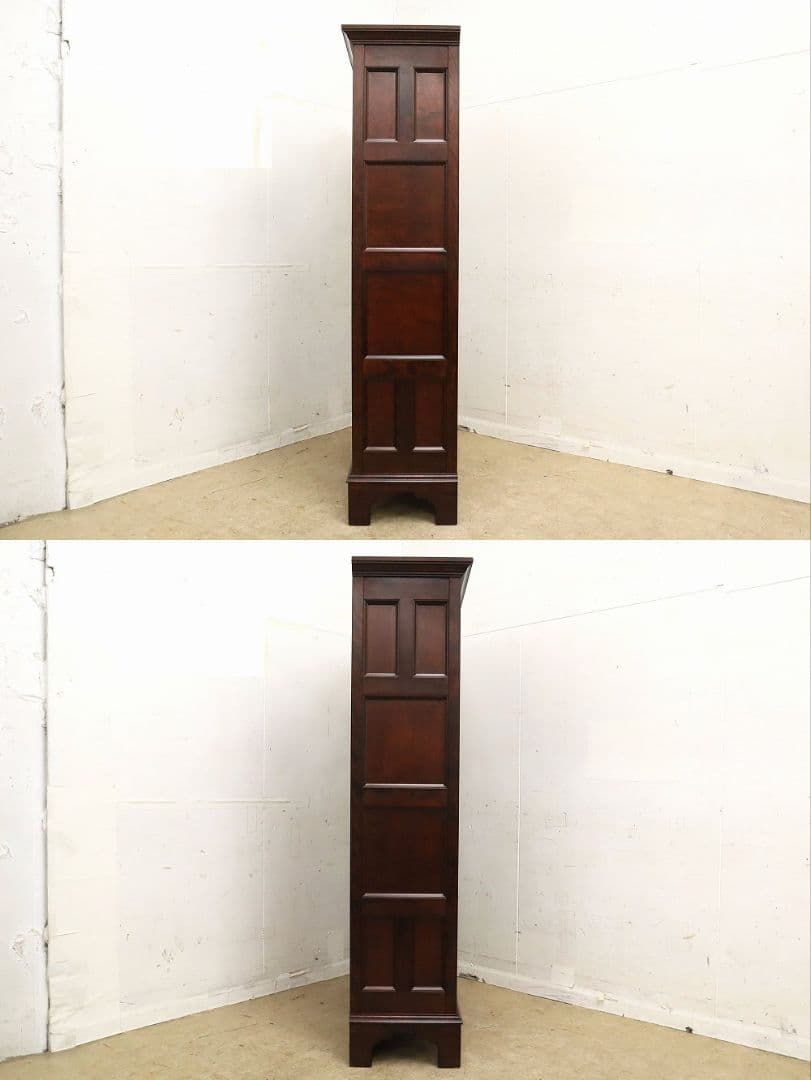 【松本民芸家具】 T型ライティングビューローデスク机ミズメザクラ無垢