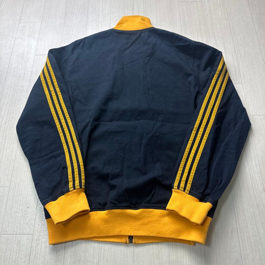 【激レア】adidasジャージ コットン バイカラー サイズO 万国タグ