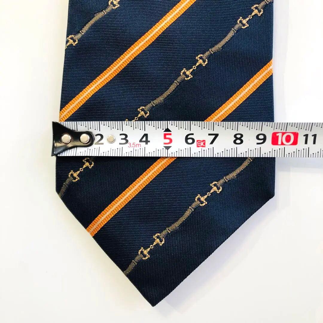 GUCCI ネクタイ ストライプ柄 ブラック