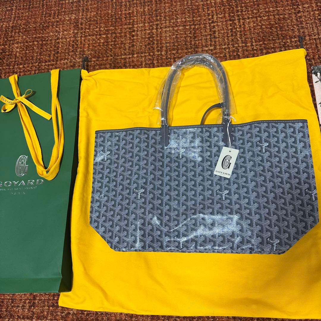 Goyard サンルイ グレー トートバッグ ポーチ付き 新品未使用