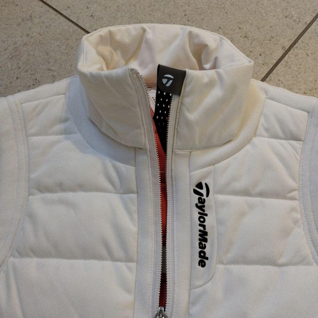 TaylorMade ホワイト キルティングベスト 美品　M