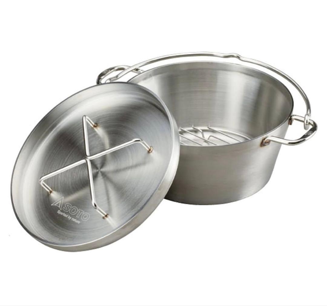 512346 ソト日本製 (燕三条産) ダッチオーブン ステンレス