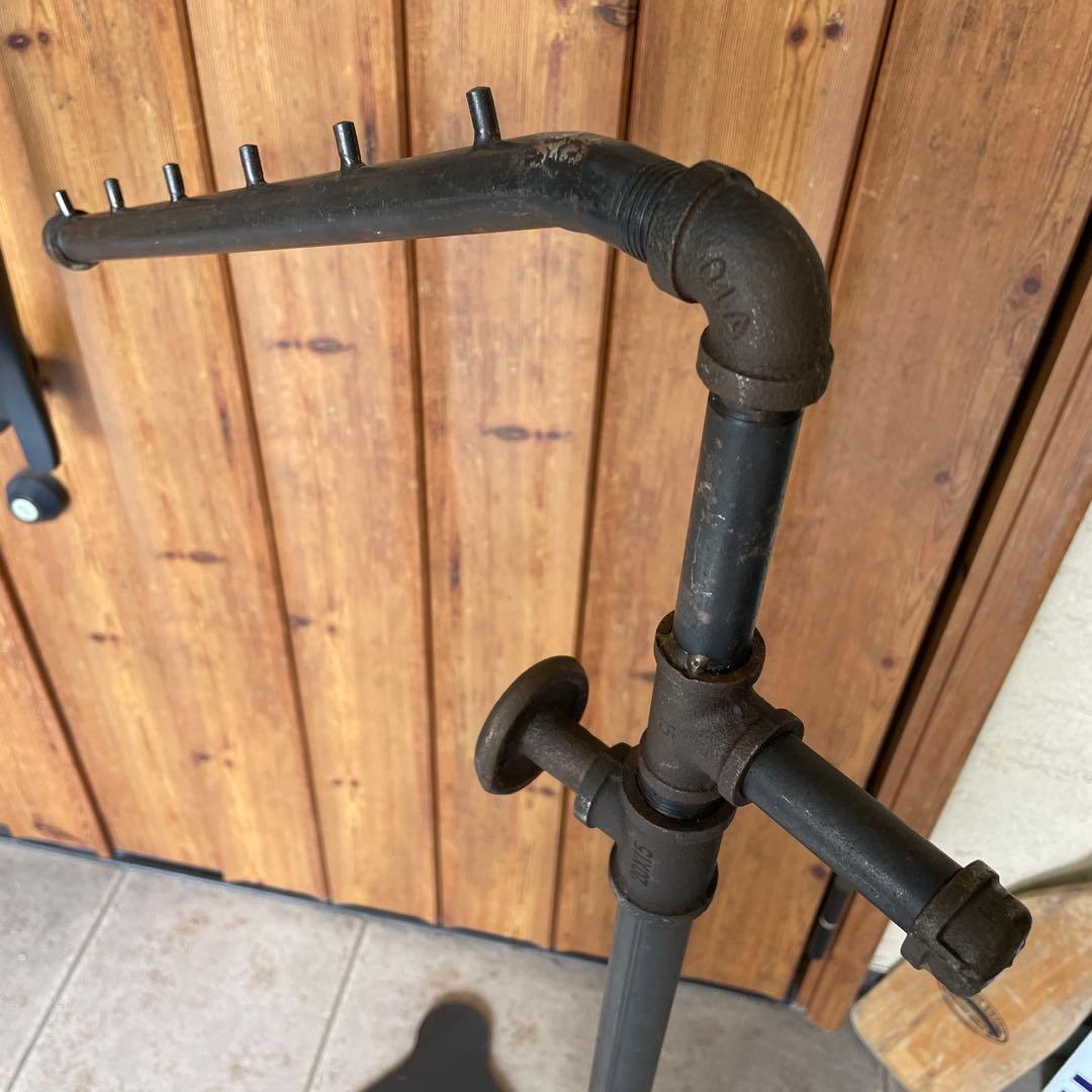 インダストリアル 配管パイプ スラントハンガー アイアン ラック 無骨 シャビー