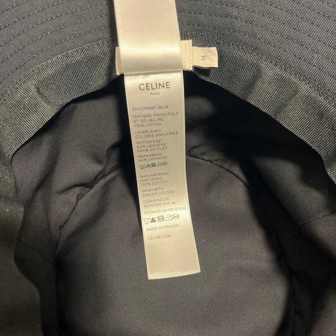 CELINE ブラック バケットハット M