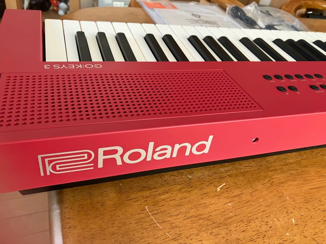【新品同様】Roland ローランド Go Keys3 ダークレッド