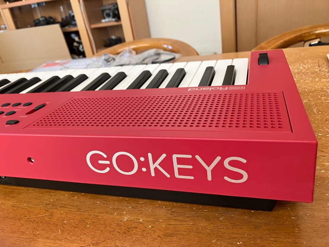 【新品同様】Roland ローランド Go Keys3 ダークレッド
