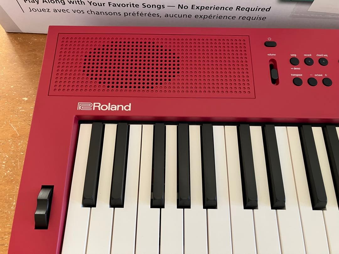 【新品同様】Roland ローランド Go Keys3 ダークレッド